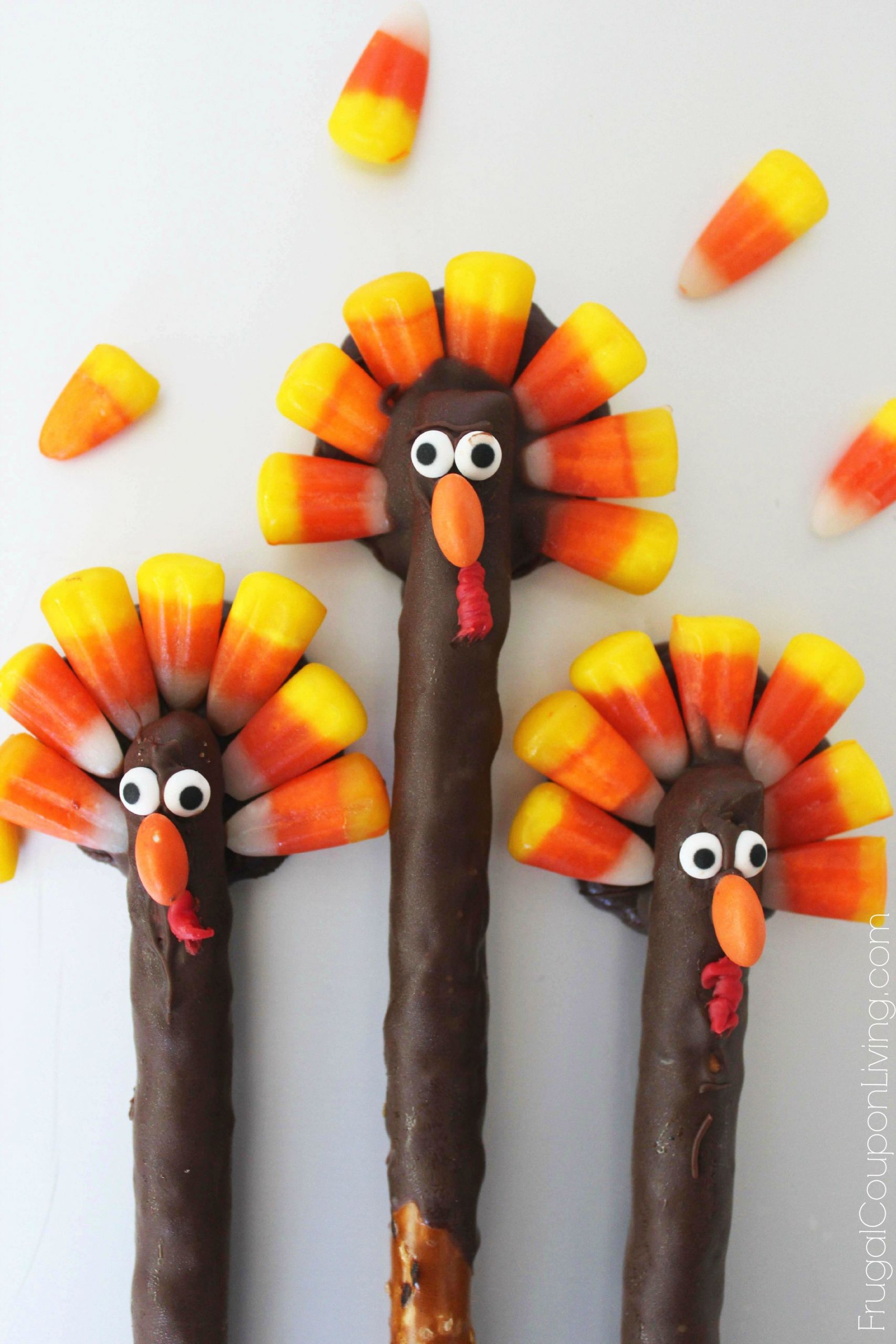 Thanksgiving Craft Ideas Pinterest
 Turkey Pretzels Thanksgiving Kids Food Craft