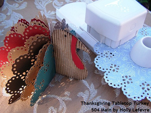 Thanksgiving Crafts Martha Stewart
 504 Main by Holly Lefevre Thanksgiving Tabletop Turkey