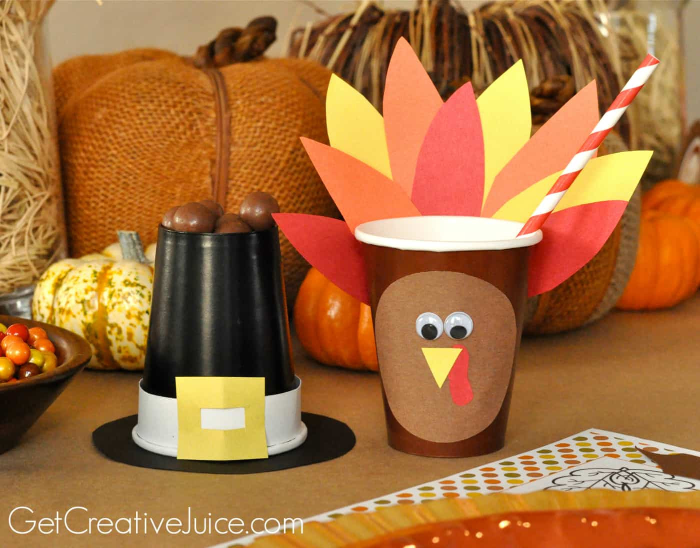 Thanksgiving Diy Decorations
 20 Festive DIY Thanksgiving Crafts That You Are Going To