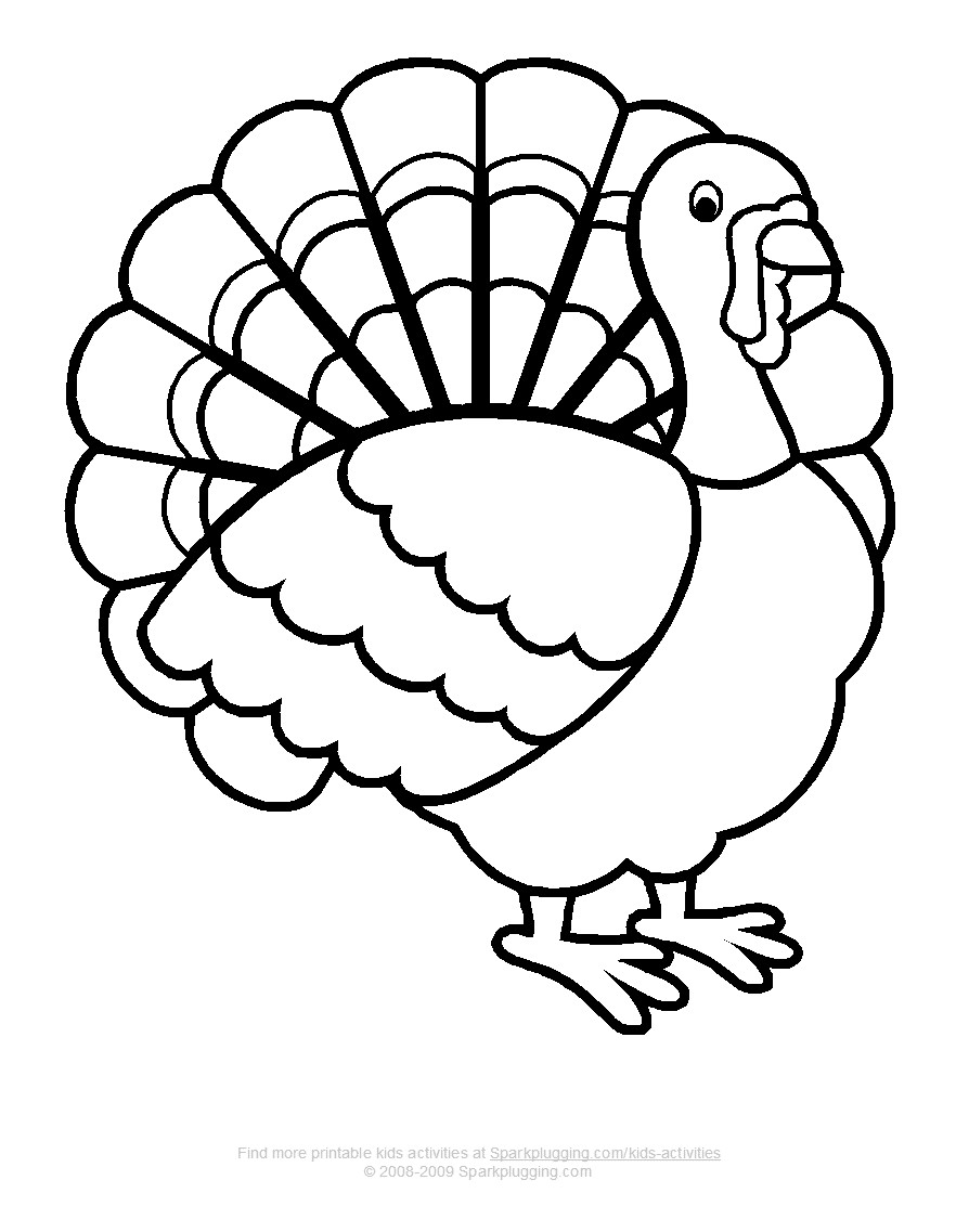 Thanksgiving Drawing Ideas
 Cute Turkey Drawing at GetDrawings