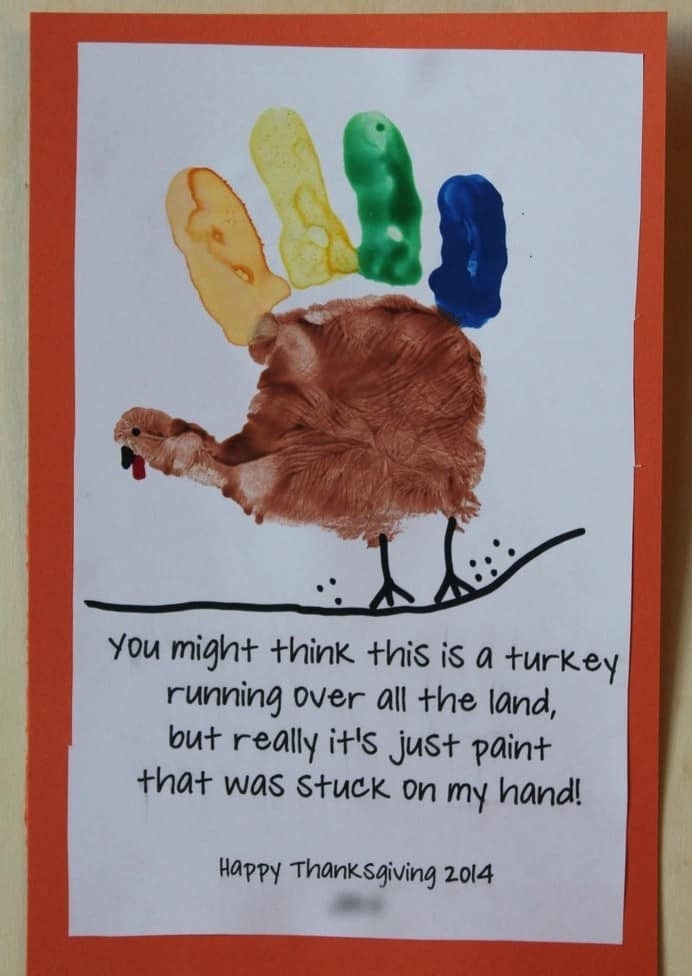 Thanksgiving Footprint Crafts
 Cutest Handprint Turkey in the Land