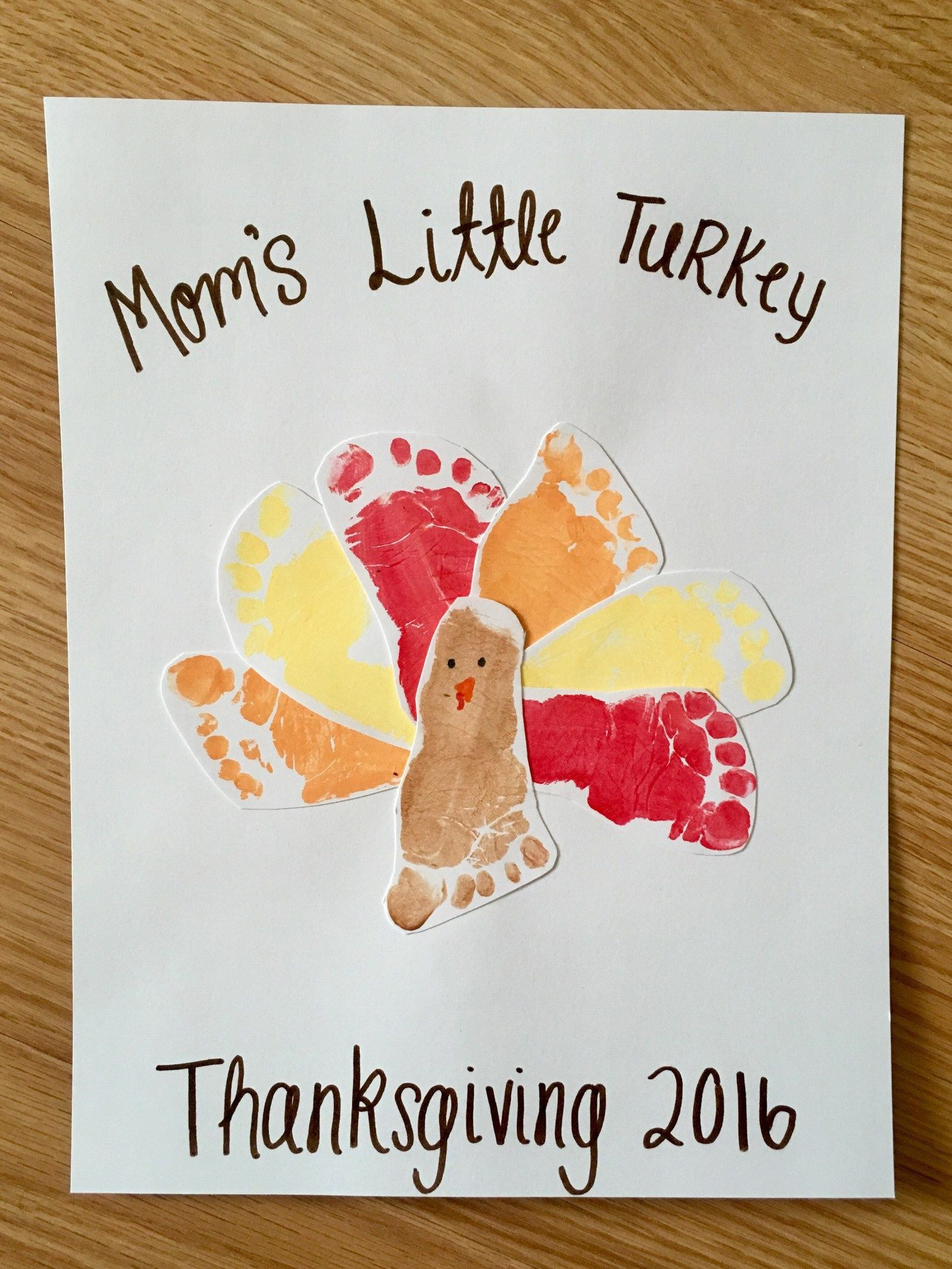 Thanksgiving Footprint Crafts
 DIY Thanksgiving footprint art crafts Remember baby s