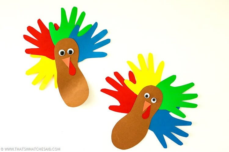 Thanksgiving Footprint Crafts
 Easy Thanksgiving Crafts for Kids to Make Happiness is