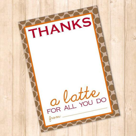 Thanksgiving Gift Cards
 Items similar to PRINTABLE Thanksgiving Thank You Card