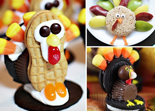 Thanksgiving Party Food Ideas
 Adorable Turkey Treats to Make for Kids on Thanksgiving