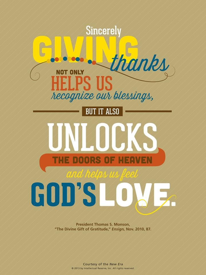 Thanksgiving Quotes Lds
 Famous Quotes About Giving Thanks QuotesGram