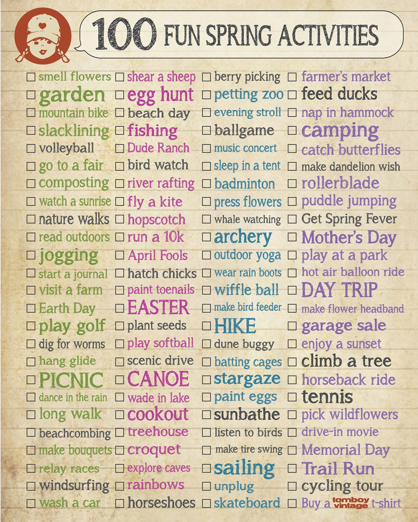Things To Do In Spring Ideas
 100 Fun Spring Activities