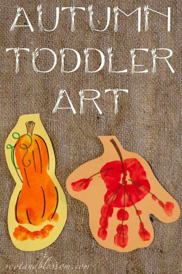 Toddler Fall Craft Ideas
 Rootandblossom Autumn Toddler Created Banner