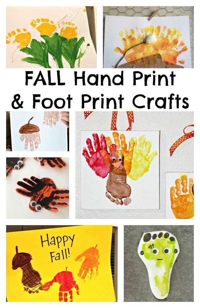 Toddler Fall Craft Ideas
 Fall Hand Print Craft Ideas