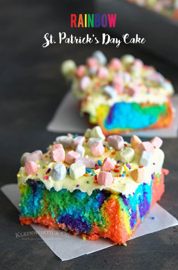 Traditional St. Patrick's Day Food
 Rainbow Desserts 17 Delicious St Patrick’s Day Recipe