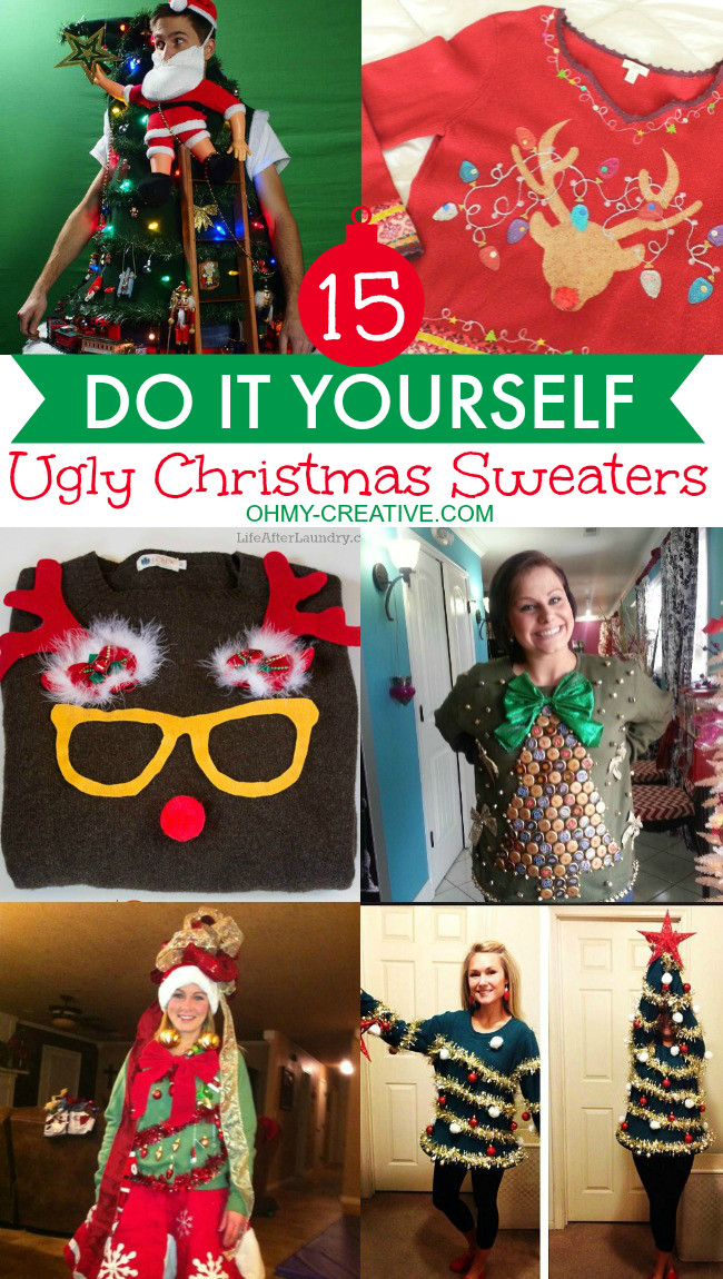 Ugly Christmas Sweater Party Ideas
 50 Ugly Christmas Sweater Party Ideas Oh My Creative