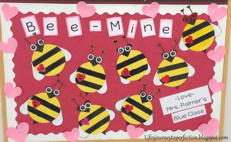 Valentines Day Bulletin Board Ideas For Preschool
 Fun Valentine s Day theme Bulletin Board Bee Mine