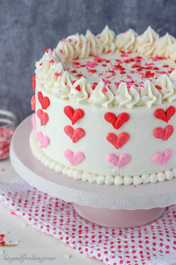 Valentines Day Cake Design
 Valentine’s Day Ombre Heart Cake Beyond Frosting