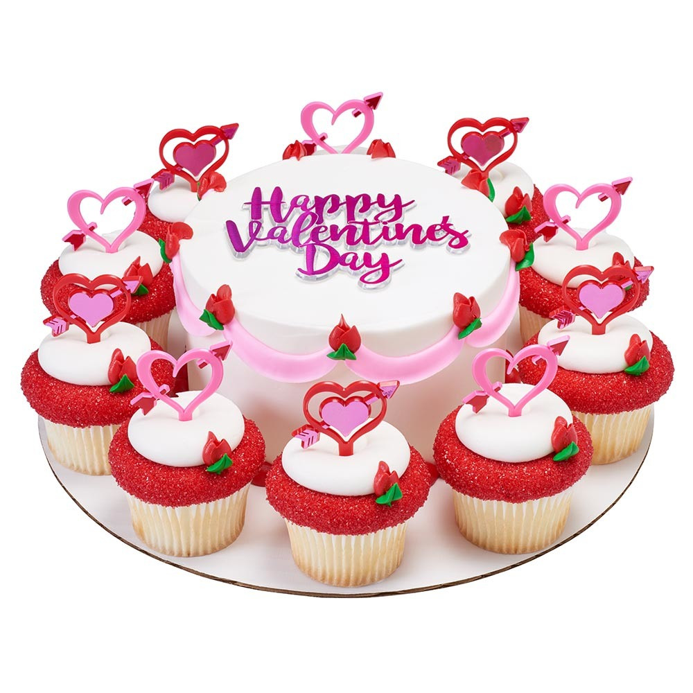 Valentines Day Cake Design
 Valentines Day Cupcake Design
