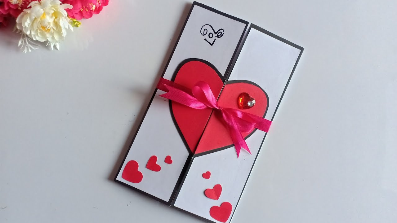 Valentines Day Cards Ideas
 Beautiful Handmade Valentine s Day Card Idea DIY