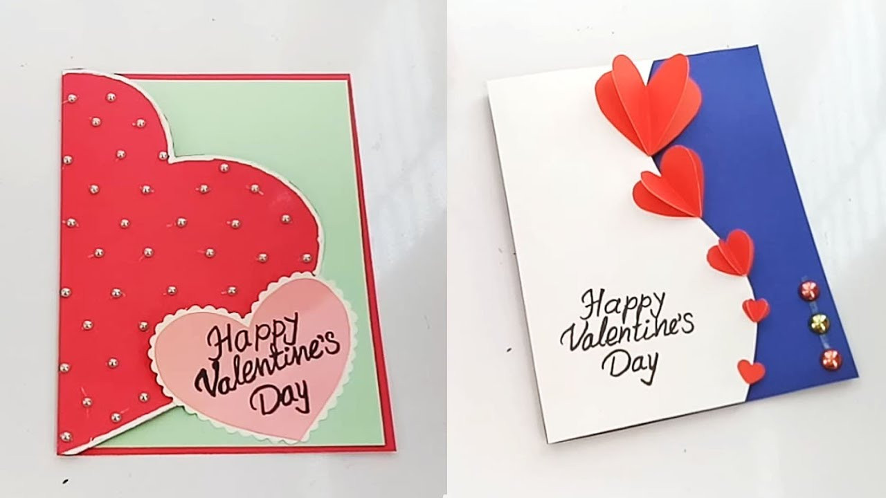 Valentines Day Cards Ideas
 Beautiful Handmade Valentine s Day card idea 2