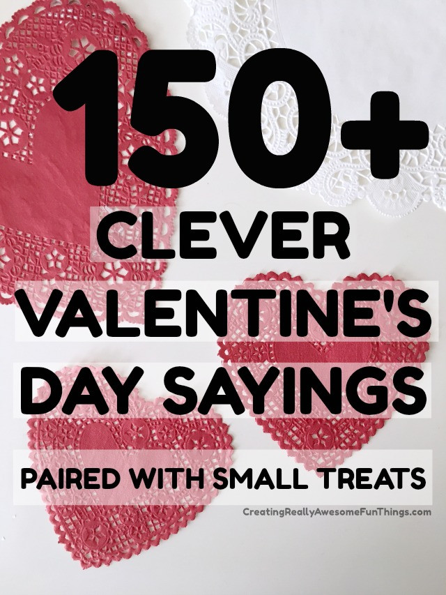 Valentines Day Funny Quotes
 150 Clever Valentines Day Sayings C R A F T