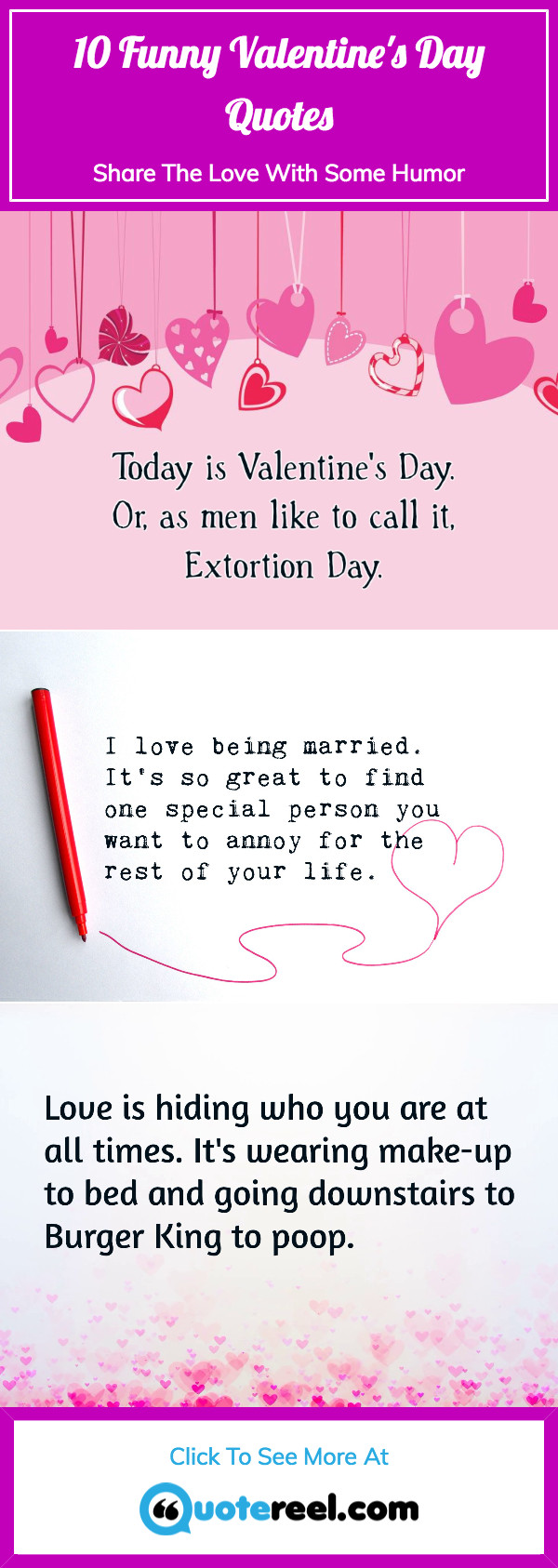 Valentines Day Funny Quotes
 Funny Valentine s Quotes That Add A Bit Humor To The