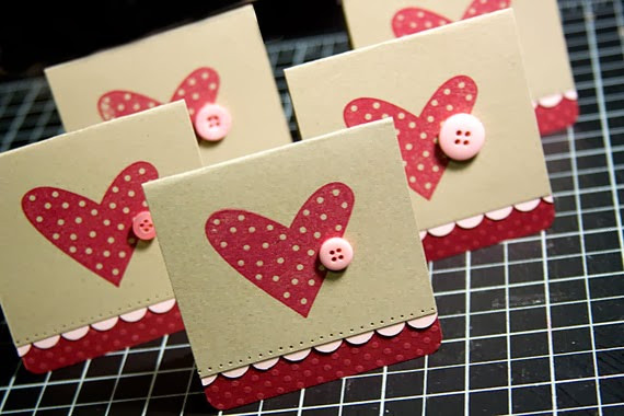 Valentines Day Gift Cards
 Panduan Kraf Riben dan Kertas Kad Ucapan Buatan Tangan