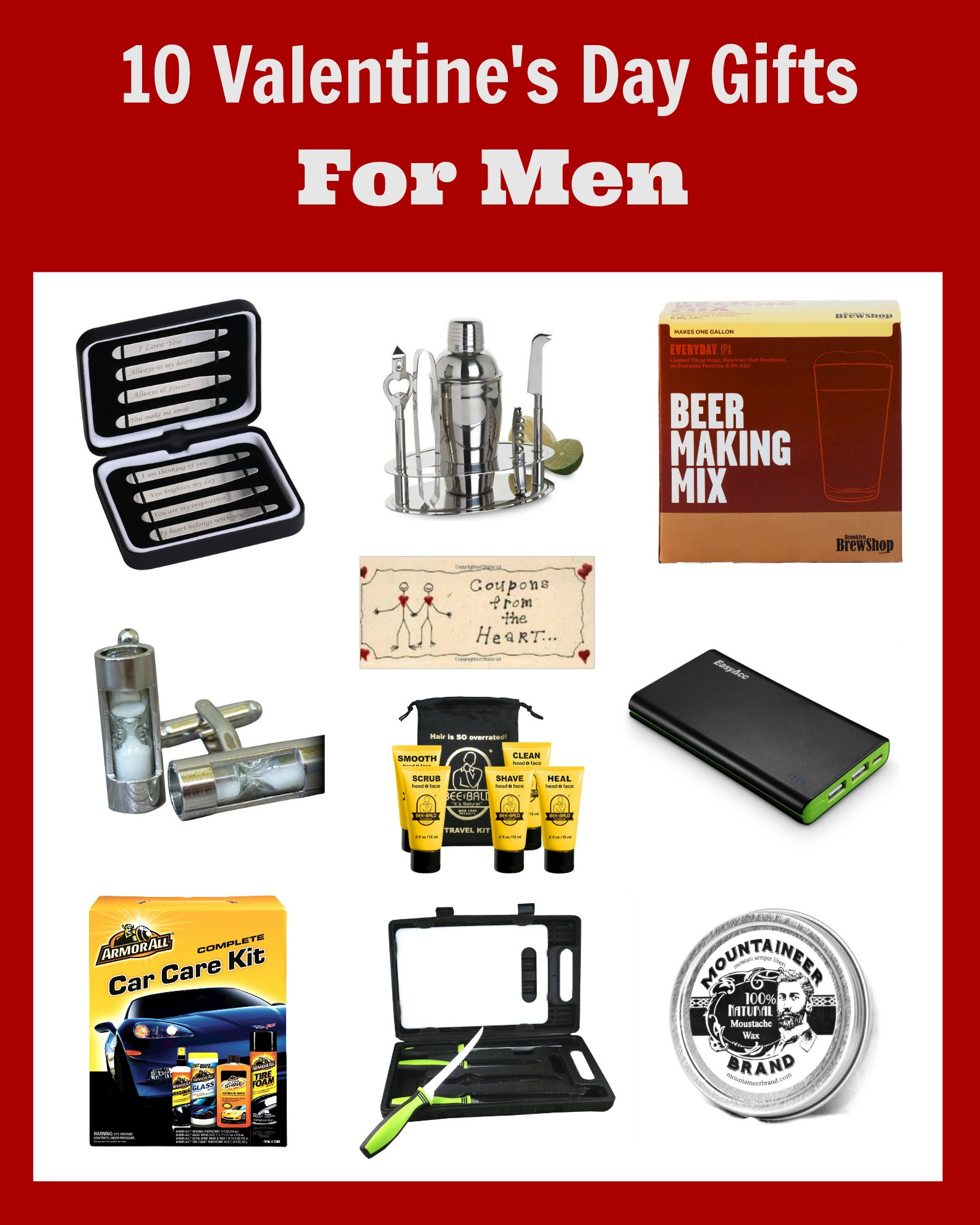 Valentines Day Gifts For Men
 Valentine Gifts for Men Ideas They Will Love