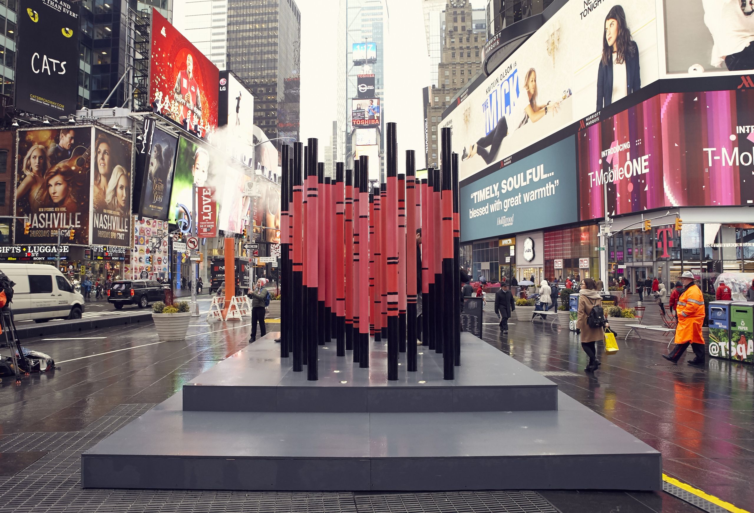 Valentines Day Ideas Nyc
 Times Square s Immigration Themed Valentine s Day Art