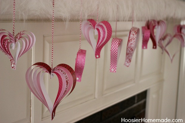 Valentines Day Paper Craft
 Valentine s Craft How to make Paper Hearts Hoosier Homemade