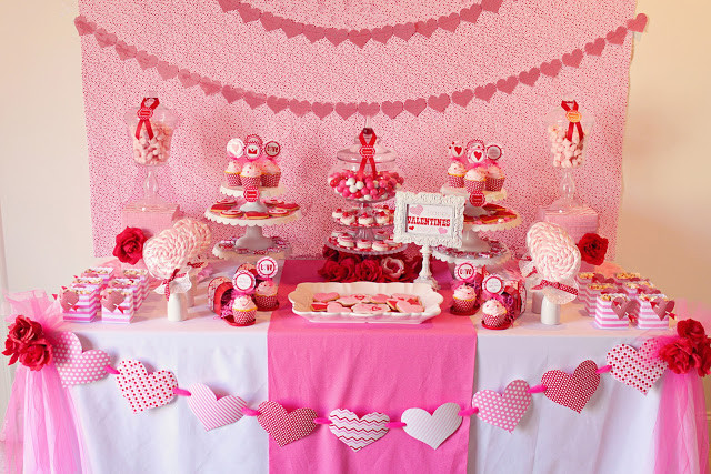 Valentines Day Party Decoration
 Amanda s Parties To Go Valentines Party Table Ideas