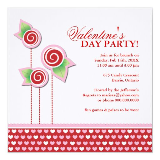 Valentines Day Party Invitations
 Valentine s Day Party Invitation