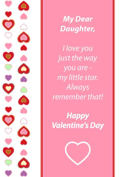 Valentines Day Quotes For My Daughter
 Daughter Quotes For Valentines Day QuotesGram