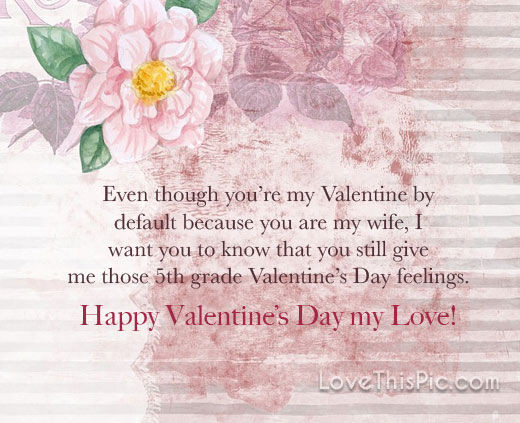 Valentines Day Quotes For My Wife
 My Love My Wife Happy Valentines Day s and