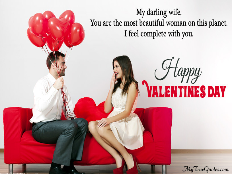 Valentines Day Quotes For My Wife
 Valentines Day Love Quotes for her him husband wife