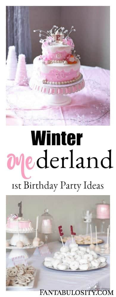 Winter 1st Birthday Party Ideas
 Winter ederland First Birthday Party Fantabulosity