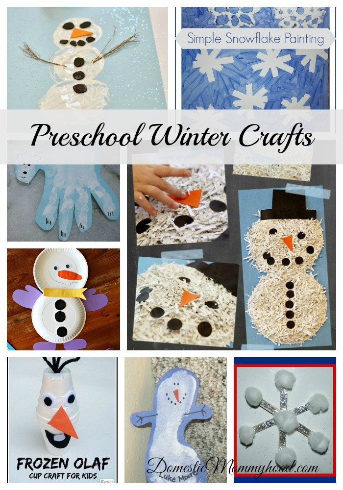 Winter Activities For Pre K
 Preschool Winter Crafts Domestic Mommyhood