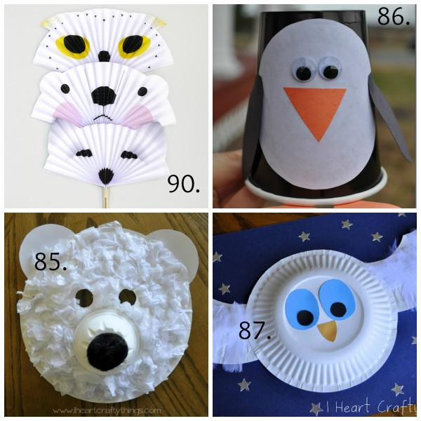 Winter Animals Preschool Crafts
 100 Winter Kids Crafts to Beat the Winter Blues