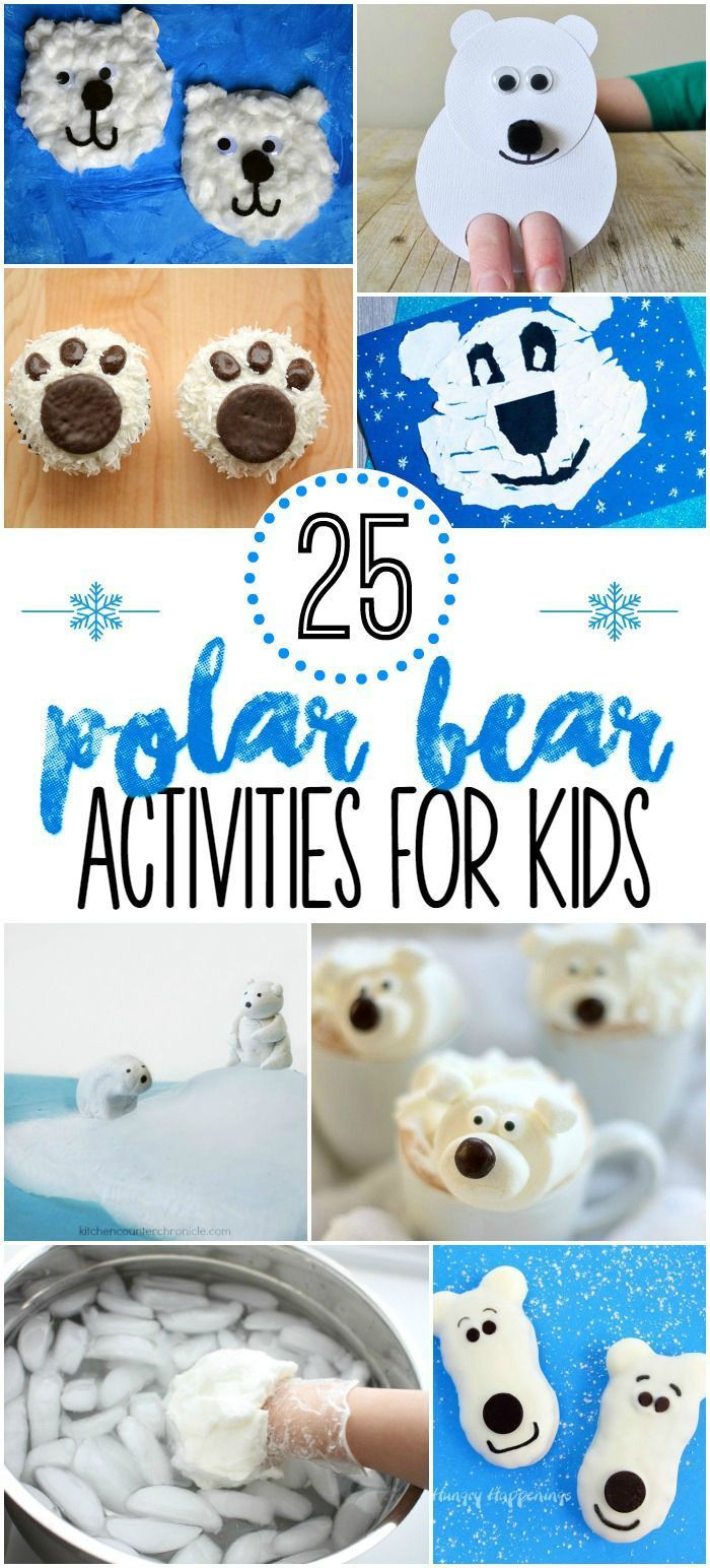 Winter Animals Preschool Crafts
 Polar Bear Activities for Kids