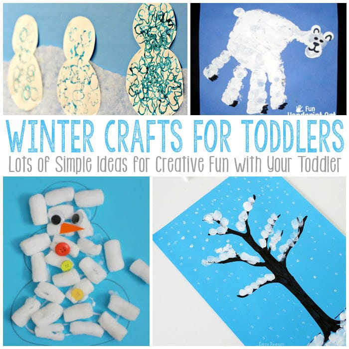 Winter Crafts For Toddlers
 Simple Winter Crafts for Toddlers Easy Peasy and Fun