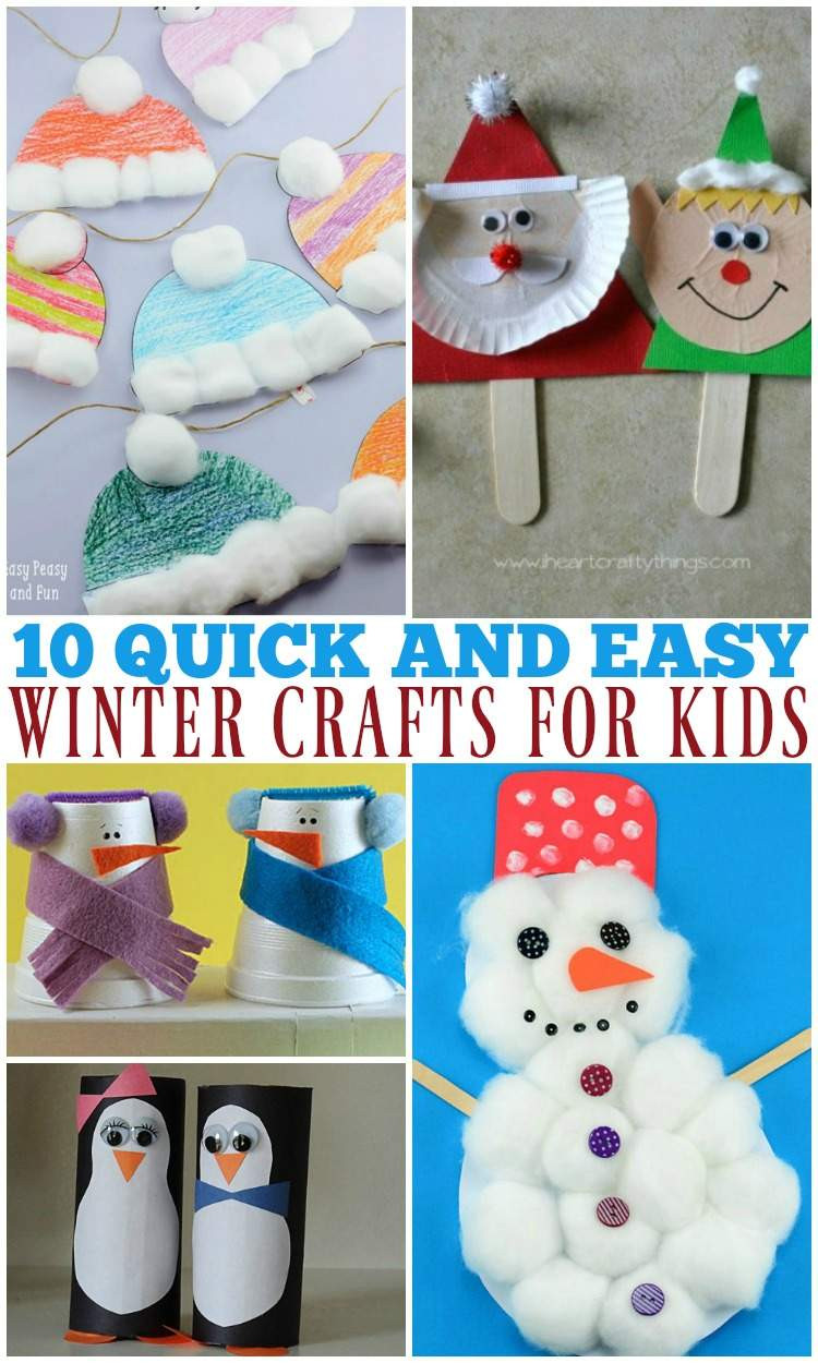 Winter Crafts For Toddlers
 10 Simple and Quick Winter Crafts for Your Kids