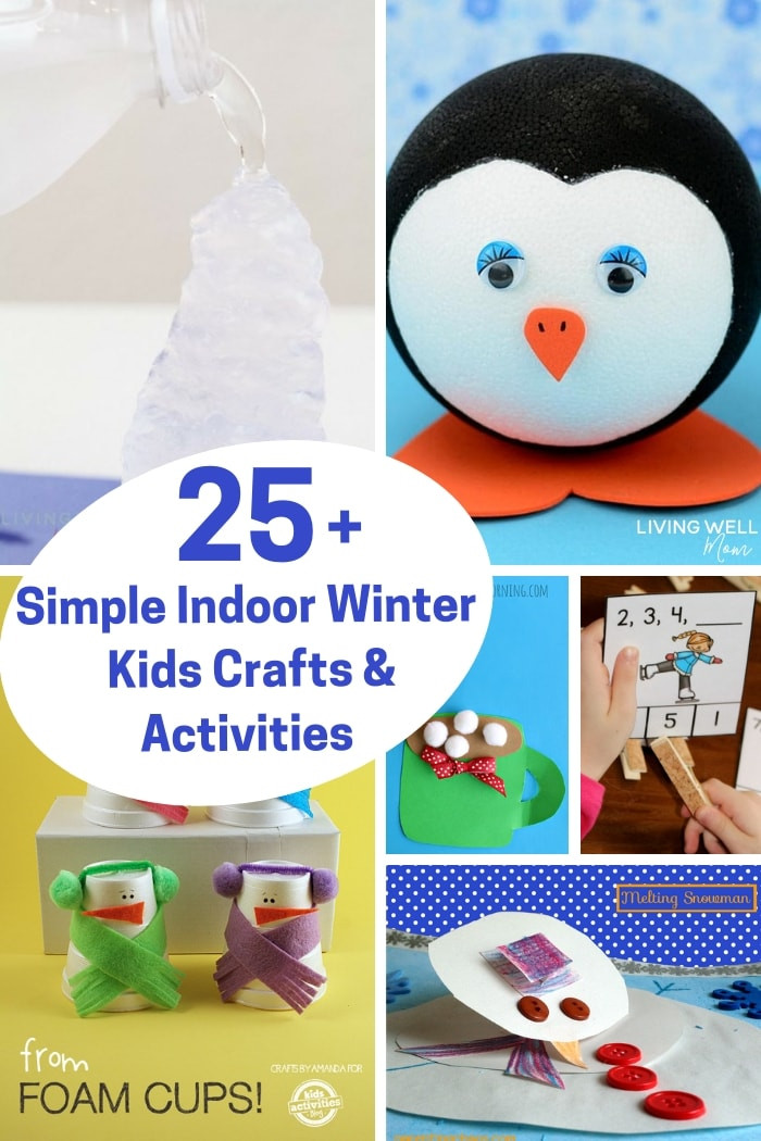 Winter Crafts For Toddlers
 25 Simple Winter Crafts and Activities for Preschoolers