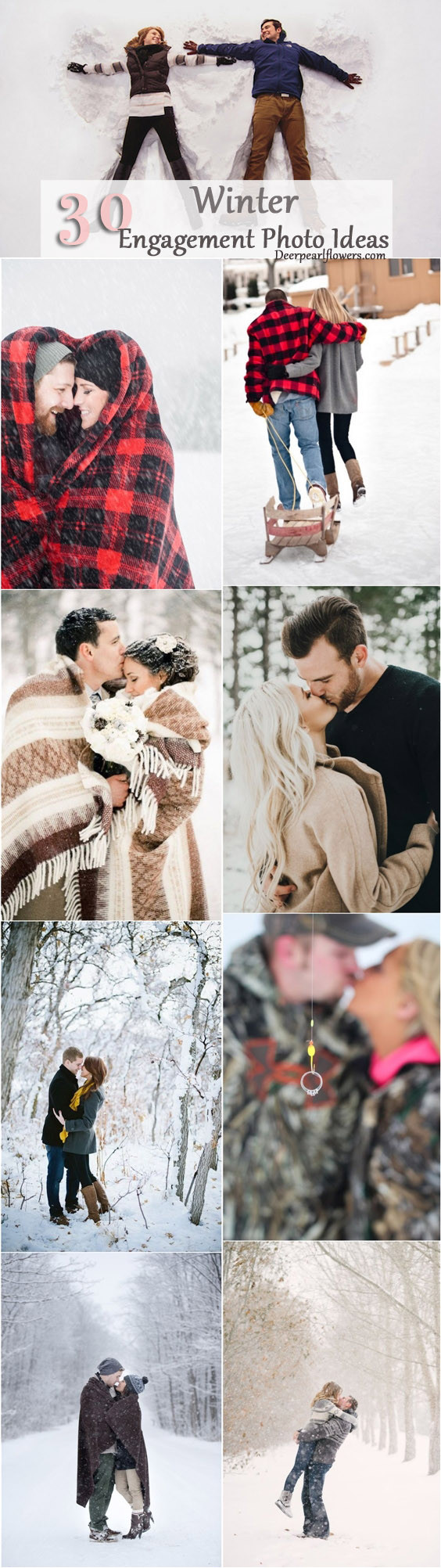 Winter Engagement Photo Ideas
 30 Winter Engagement Ideas to Warm Your Heart