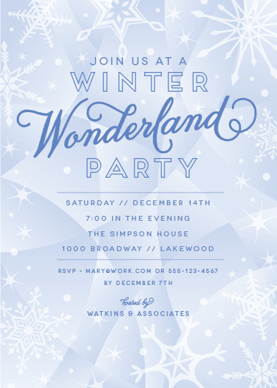 Winter Wonderland Party Invitations
 party invitations Winter Wonderland at Minted