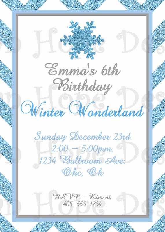 Winter Wonderland Party Invitations
 Winter Wonderland Invitation Winter Wonderland Birthday