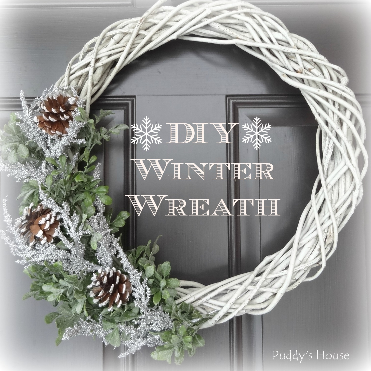 Winter Wreath Ideas
 DIY Winter Wreath – Puddy s House