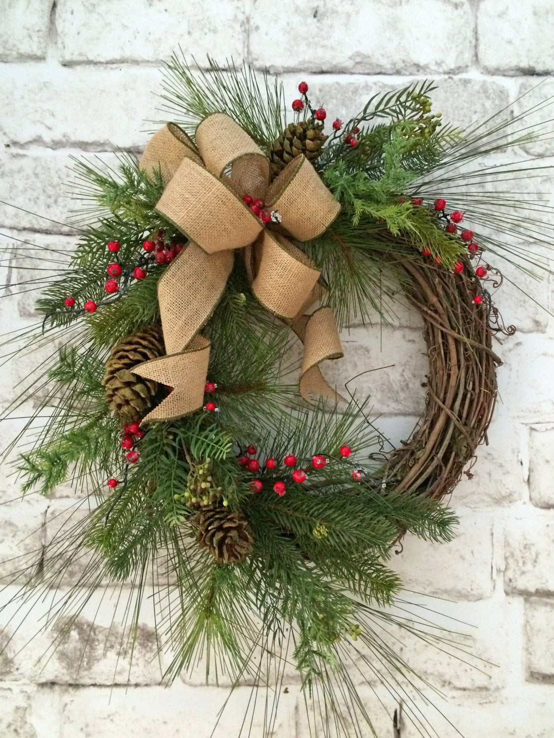 Winter Wreath Ideas
 Winter Wreath Christmas Wreath for Door Christmas Decor