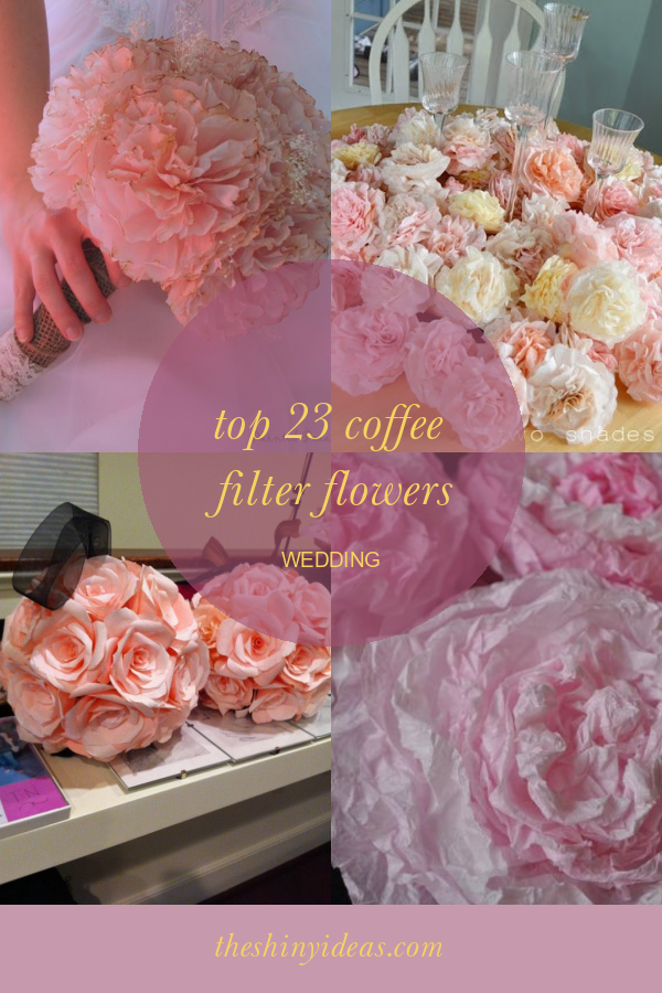 Coffee Filter Flowers Wedding Luxury Coffee Filter Bridal Bouquet Rustic Wedding Flowers Vintage